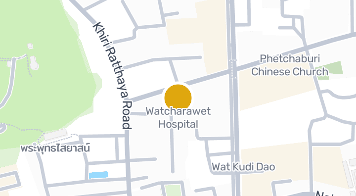 显示Watcharawet Hospital的地图