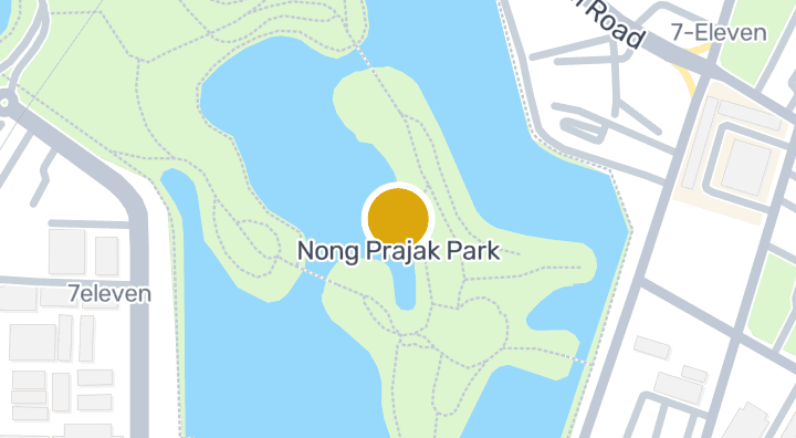 แผนที่แสดงสวนสาธารณะหนองประจักษ์