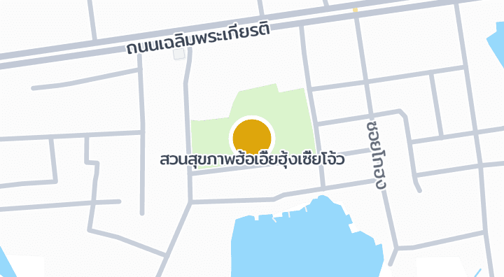 แผนที่แสดงสวนสุขภาพฮ้อเอี้ยฮุ้งเซี้ยโจ้ว