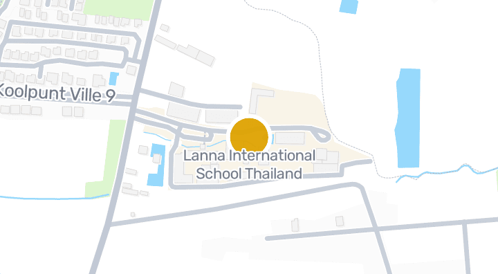 Map showing Lanna International School Thailand