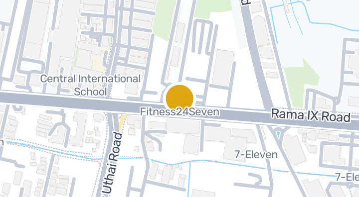 Map showing Fitness24Seven