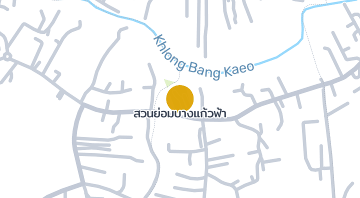 Map showing สวนย่อมบางแก้วฟ้า