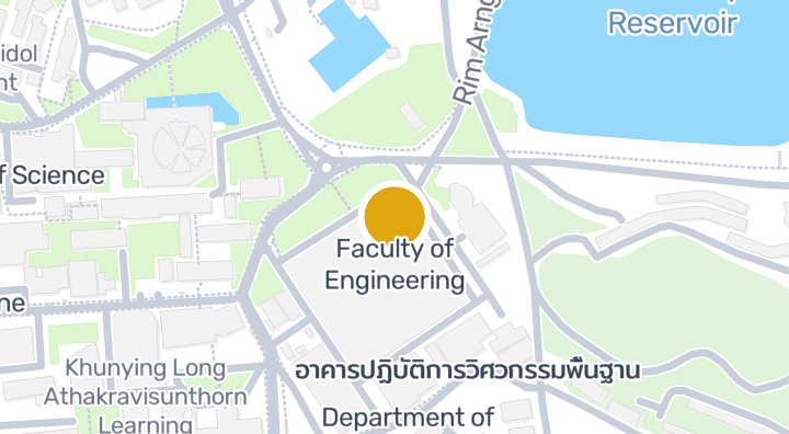 Map showing Faculty of Engineering