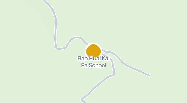 แผนที่แสดงBan Huai Kai Pa School