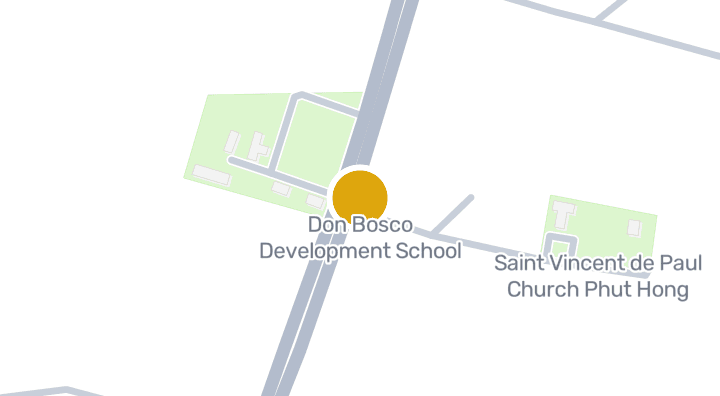 แผนที่แสดงDon Bosco Development School