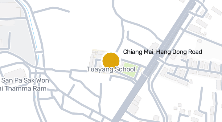 Map showing Tuayang School