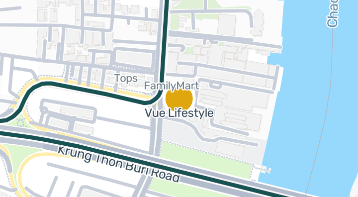 Map showing Vue Lifestyle