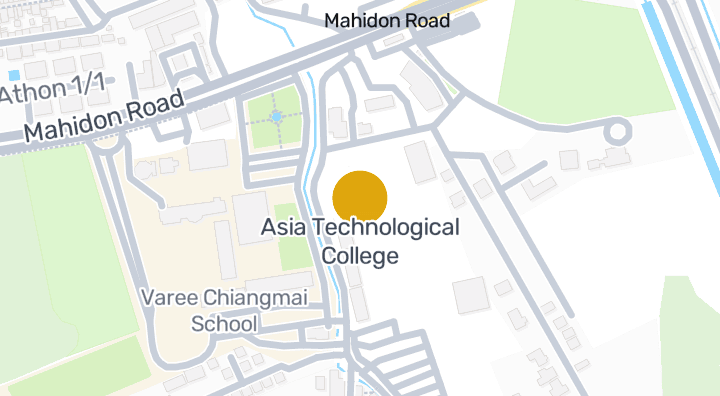 Map showing Asia Technological College