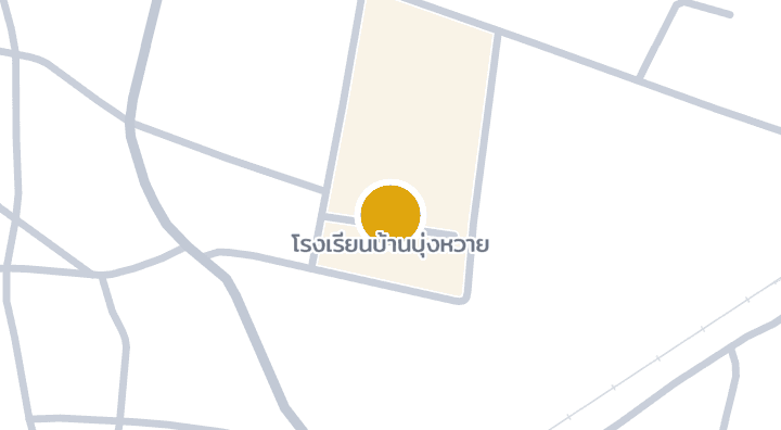 แผนที่แสดงโรงเรียนบ้านบุ่งหวาย