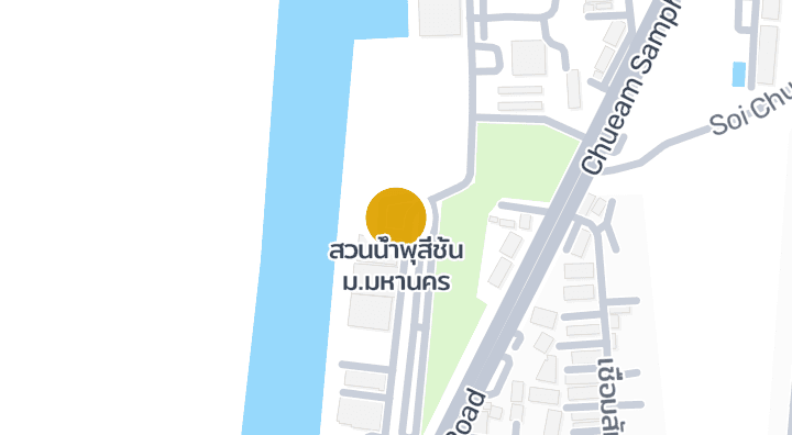显示สวนน้ำพุสี่ชั้น ม.มหานคร的地图