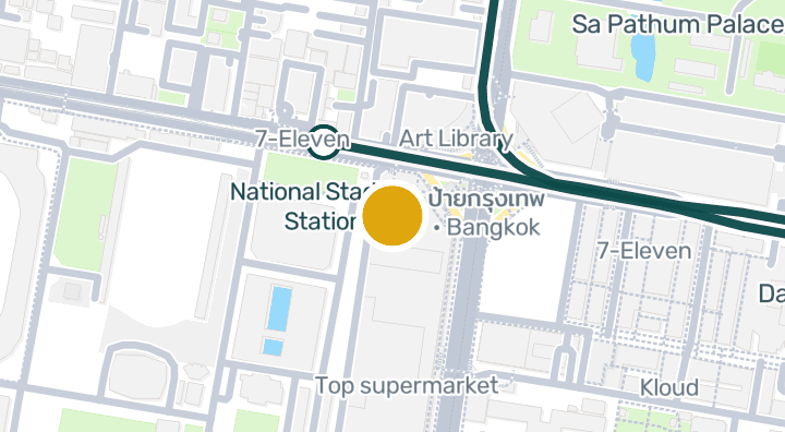 Map showing Tokyu