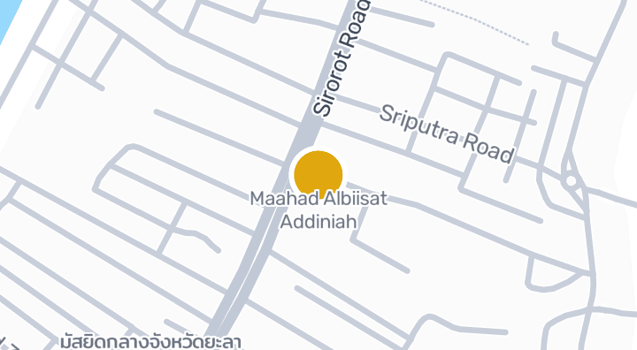 Map showing Maahad Albiisat Addiniah