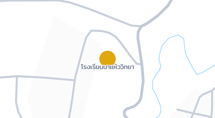 แผนที่แสดงโรงเรียนนาแห้ววิทยา