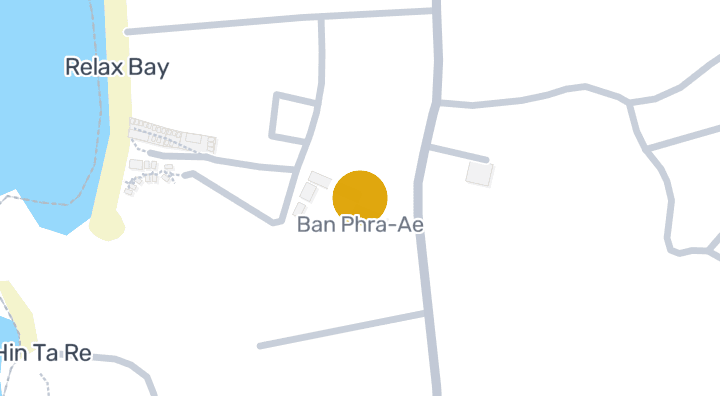 แผนที่แสดงBan Phra-Ae