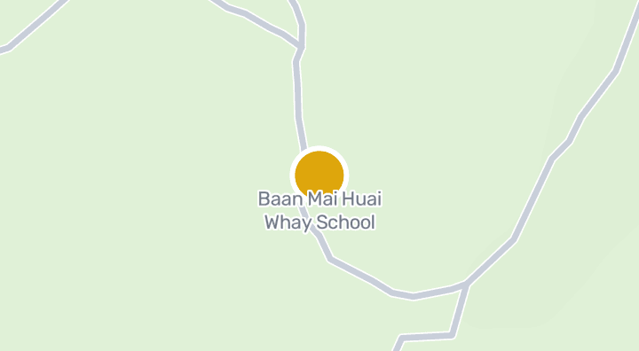 Map showing Baan Mai Huai Whay School