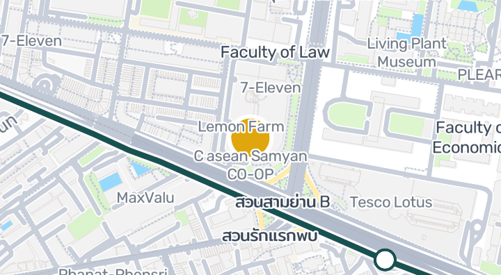 Map showing C asean Samyan CO-OP