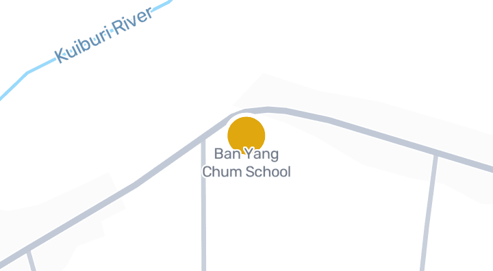 แผนที่แสดงโรงเรียนบ้านยางชุม