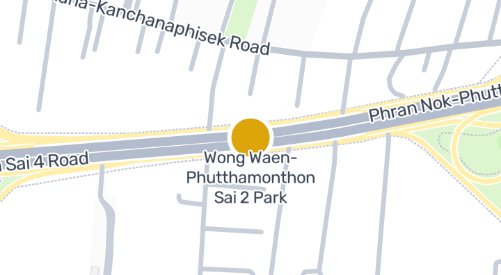 Map showing Wong Waen-Phutthamonthon Sai 2 Park