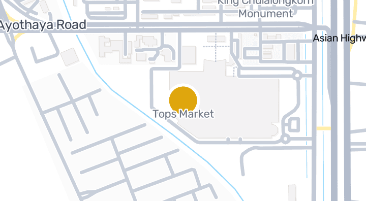 显示Tops Market的地图