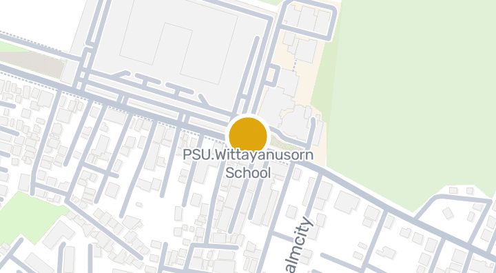 Map showing PSU.Wittayanusorn School