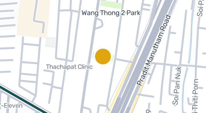 显示Wang Thong 1 Park的地图