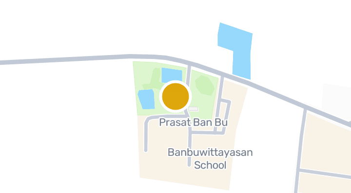 แผนที่แสดงPrasat Ban Bu
