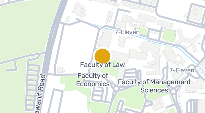 Map showing Faculty of Law