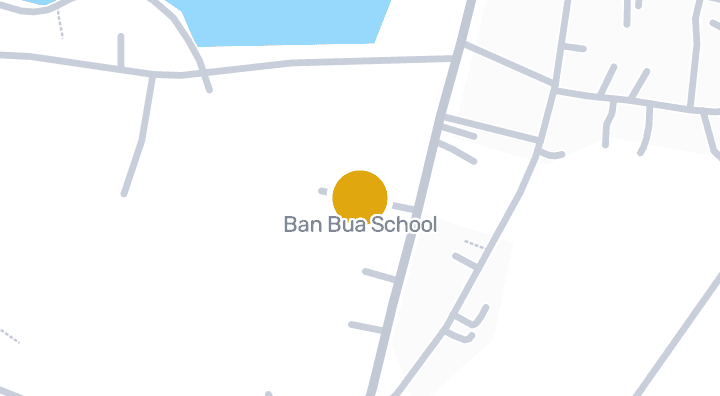 Map showing Ban Bua School