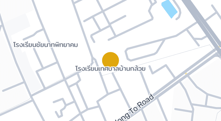 แผนที่แสดงโรงเรียนเทศบาลบ้านกล้วย