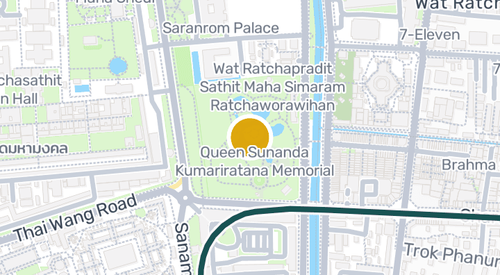 Map showing Saranrom Park