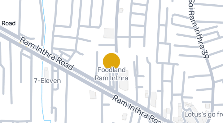 Carte montrant Foodland Ram Inthra