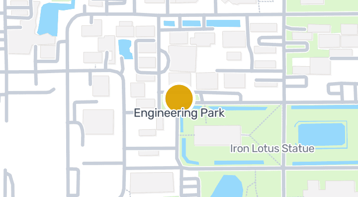 显示Engineering Park的地图