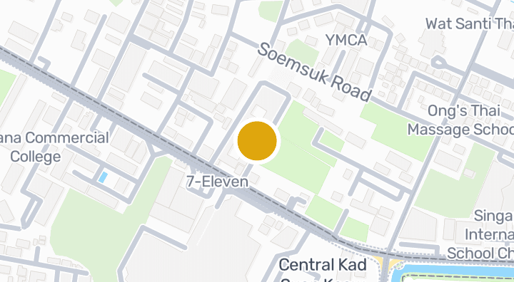 Map showing 12 Huay Kaew Complex