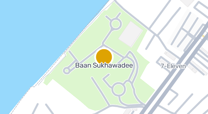 显示Baan Sukhawadee的地图