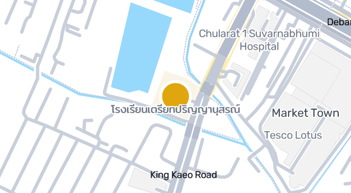 Map showing โรงเรียนเตรียทปริญญานุสรณ์