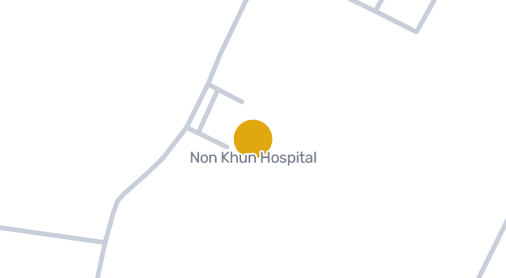 แผนที่แสดงโรงพยาบาลโนนคูณ