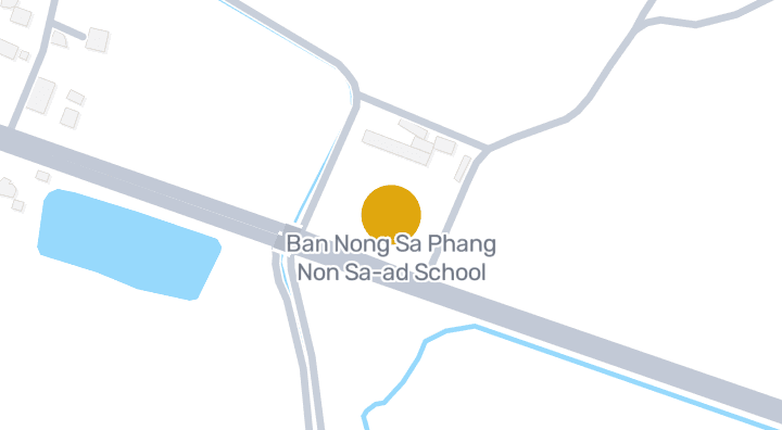 Map showing Ban Nong Sa Phang Non Sa-ad School
