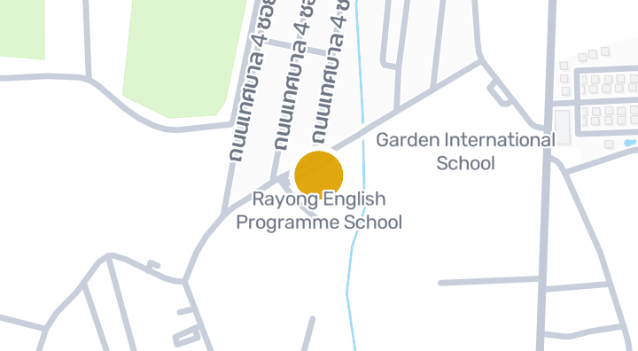 Map showing Rayong English Programme School