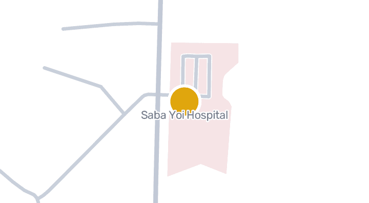 แผนที่แสดงโรงพยาบาลสะบ้าย้อย