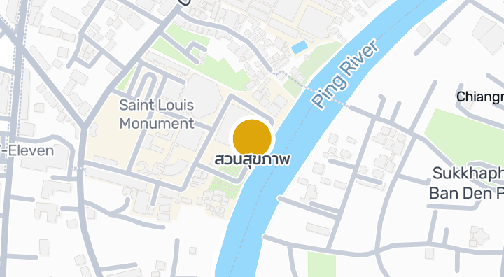显示สวนสุขภาพ的地图