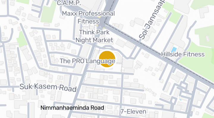 Map showing One Nimman