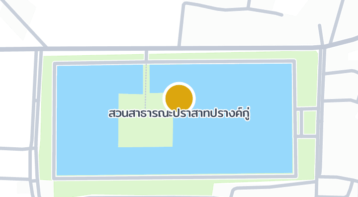 Map showing สวนสาธารณะปราสาทปรางค์กู่