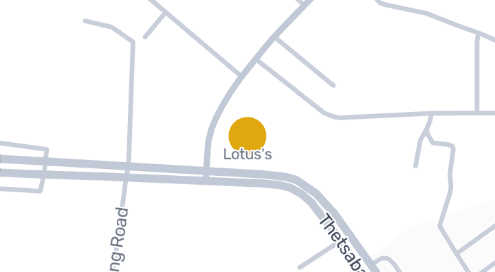 Map showing Lotus's