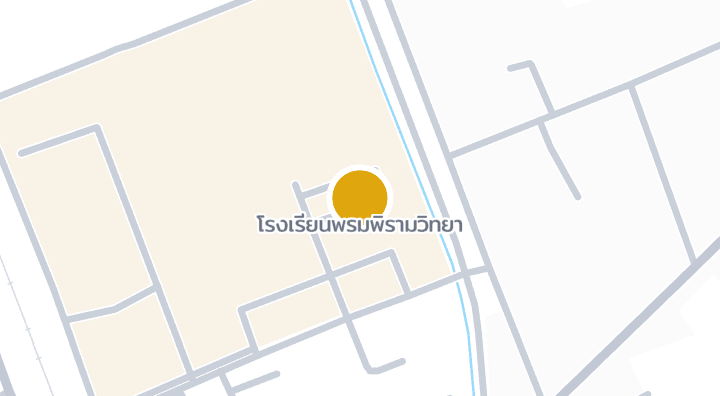Map showing โรงเรียนพรมพิรามวิทยา