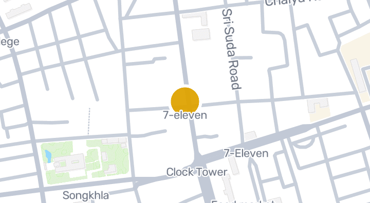 แผนที่แสดง7-eleven
