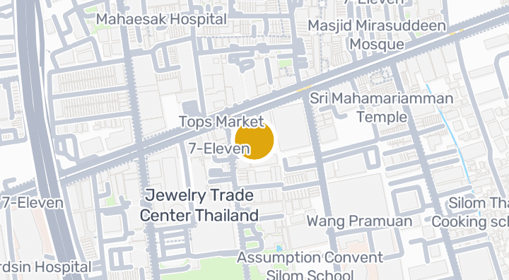 Map showing Baan Silom