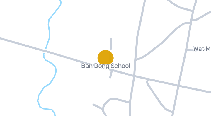 แผนที่แสดงโรงเรียนบ้านดง