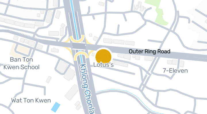 Map showing Lotus's
