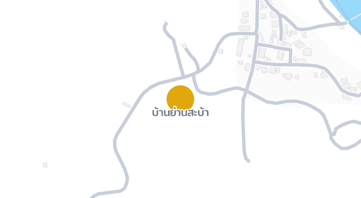 แผนที่แสดงบ้านย่านสะบ้า