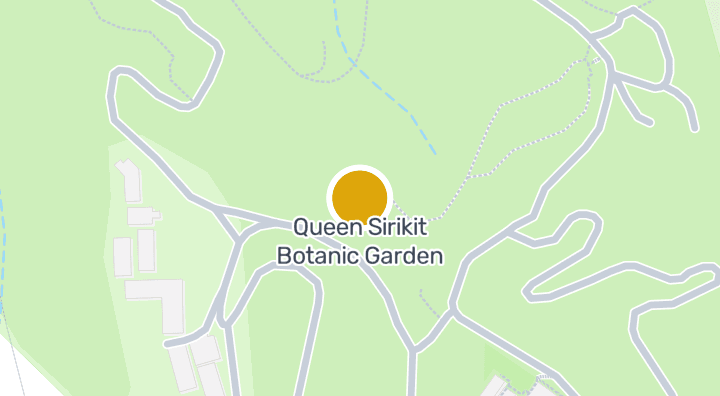 显示Queen Sirikit Botanic Garden的地图